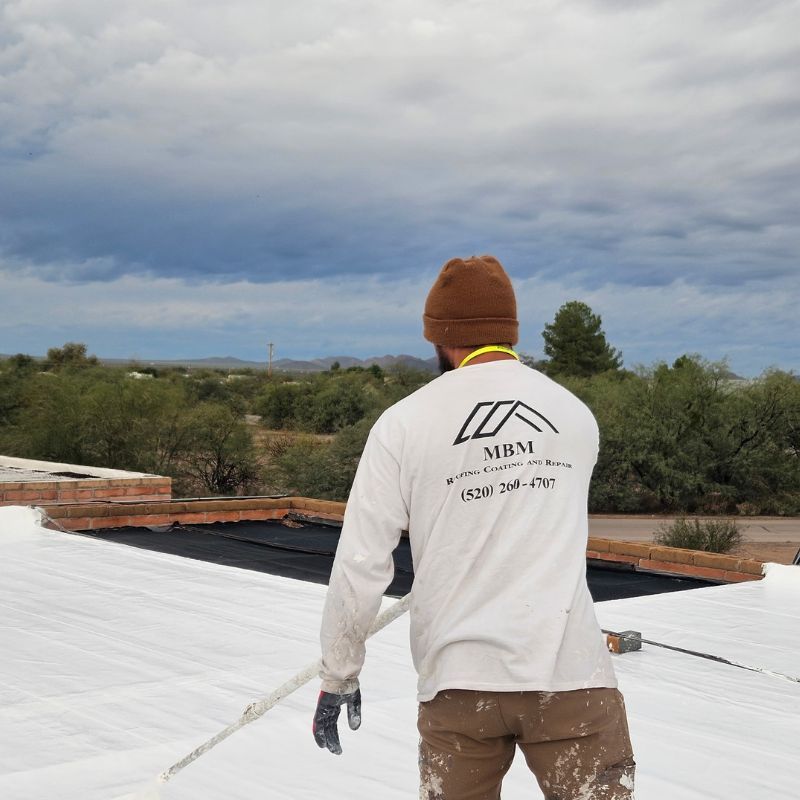 MBM Roof Coating and Repair Technician Coating Roof