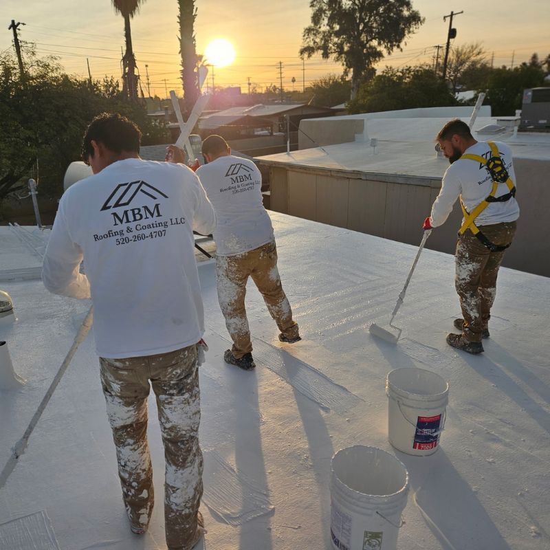 MBM Roofing Team Coating Tucson AZ Roof