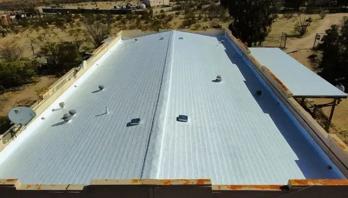 Shingle Conversion to Coated Roof After 3